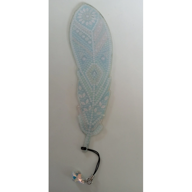 Additional Image for Acrylic Feather Shaped Bookmark