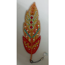 Acrylic Feather Shaped Bookmark