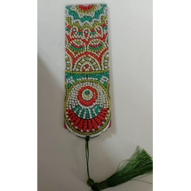Acrylic Green Mandala Rectan..