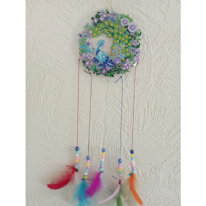 Additional Image for Diamond Art Peacock Wind Catcher