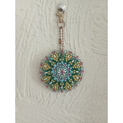 Diamond Art Mandala  Keyring