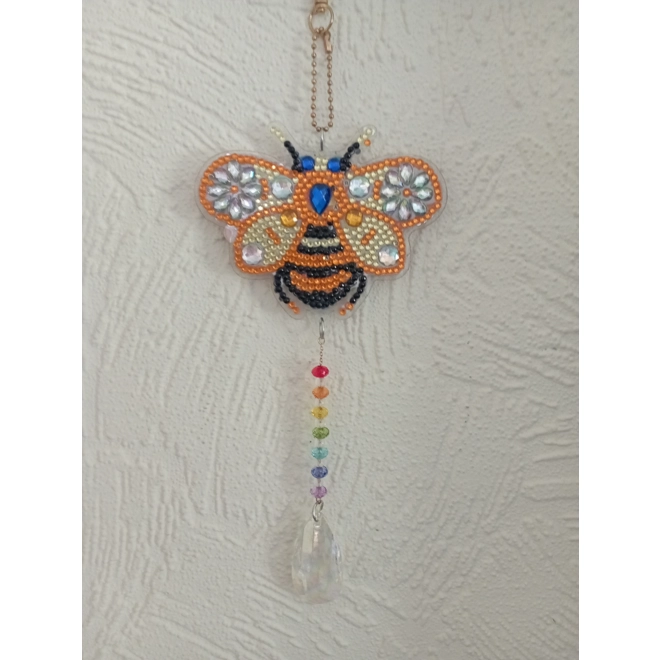 product Image for Diamond Art Bee Double Sided Sun Catcher
