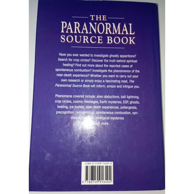 Additional Image for The Paranormal Source Book: The Comprehensive Guide to Strange Phenomena Worldwide.