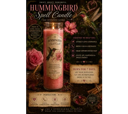 Hummingbird Candle