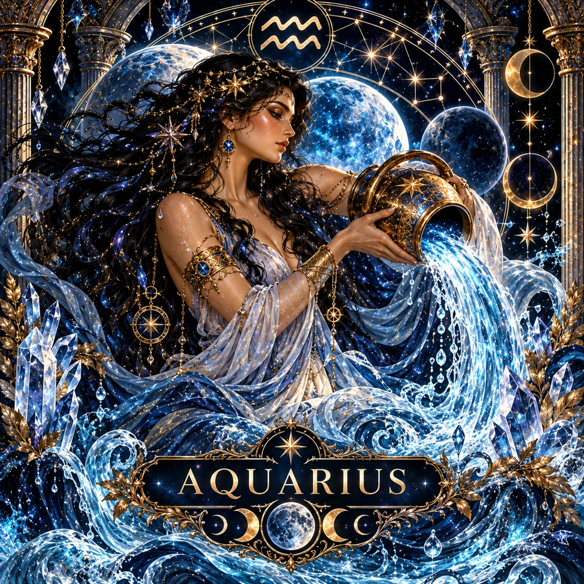 Aquarius Celestialwaterbearer 1791146753546