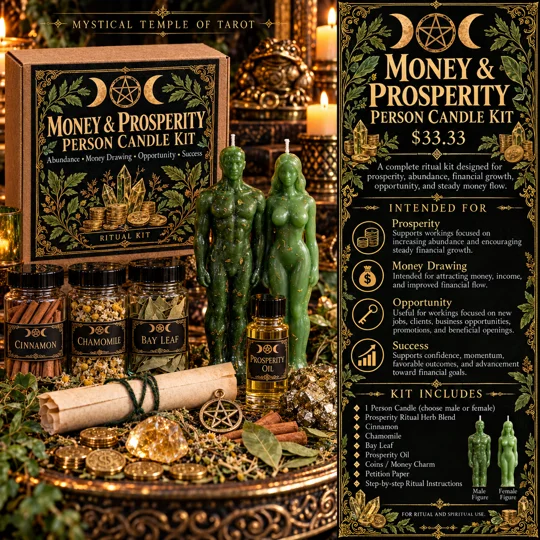 Money & Prosperity Person Candle Kit