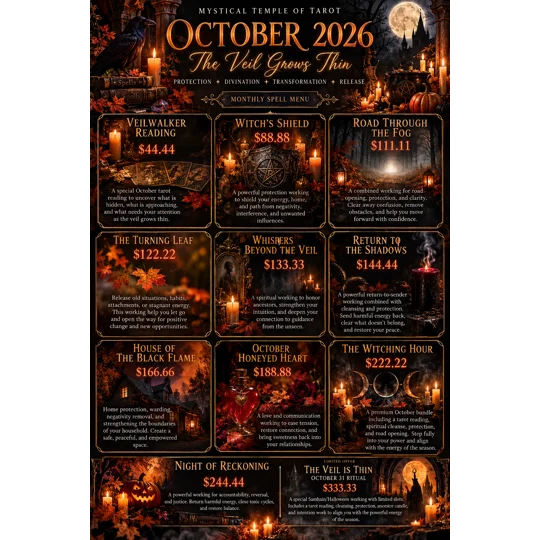 October Monthly Deals