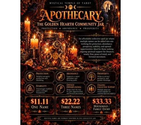 The Golden Hearth Community Jar
