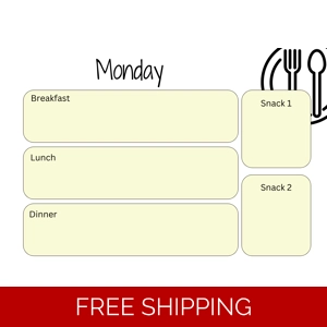 Weekly menu
