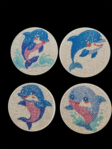 Coaster - Dolphin (Set of 4)