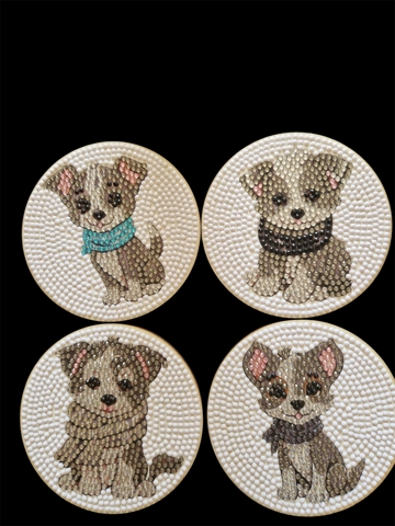 Coaster - Puppies (Set of 4)