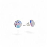 Stud fashion earrings with Murano..