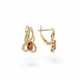 18k Gold Plated Earrings with Fast Worldwide Del..