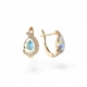 Classic Meets Modern in 18k Gold Plated Earrings