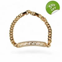 18k gold plated bracelet for girl..