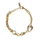 Gold plated bracelet for girls 18 cm TG21