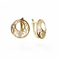 Unique 18k Gold Plated Earrings –..