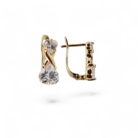 Gold plating earrings - Birthday ..