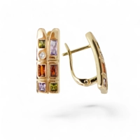 Charming 18K Gold-Plated Earrings..