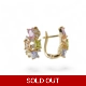 Luxurious 18K Gold Plated Earrings: Hypoallergen..