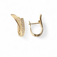 Office-Ready 18k Gold Plated Earr..