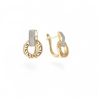 Romantic 18k Gold Plated Earrings..