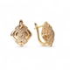 18k Gold Earrings Perfect Symbol of Love