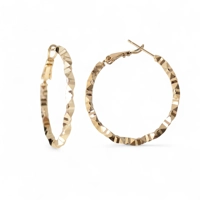 18k gold plated Hoops Earrings fo..