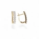 Sweetheart's Choice: 18k Gold Plated Earrings wi..