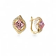 18k Gold-Plated Earrings – Earrings with a Moder..