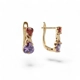 18K gold plating copper earrings for girls MM07