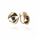Anniversary gift idea for Her - Gold plated earr..