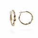 18k gold plated earrings hoops style gift idea