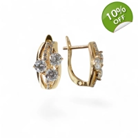 Luxe 18K Gold Plated Earrings – P..
