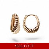 Sophisticated 18k Gold Plated Ear..