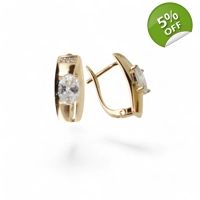 Gold plated earrings minimalist j..