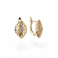 Glamorous 18K Gold Plated Drop Ea..