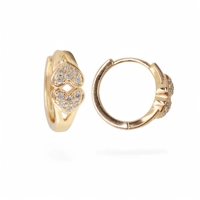 Elegant 18K Gold Plated Hoops