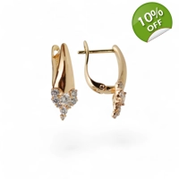 Gold-plating earrings with small ..
