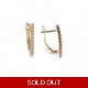 Minimalist 18k Gold Earrings Christmas Gift