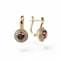 Elegant 18K Gold Plated Earrings ..