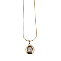 18k gold-plating necklace for gir..