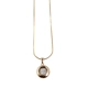 18k gold-plating necklace for girls with pendant..