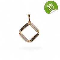 18k gold pendant for girls gift i..