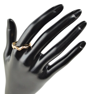 18K gold-plated earrings 8US 9US 10US Fashion Minimalist Ring