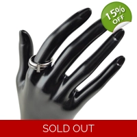 Ceramic ring 8 US size for Women