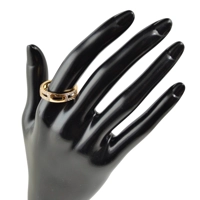 18k gold plated ring 8 US size