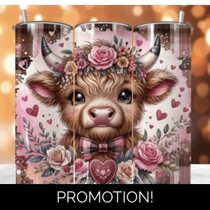 Pink Cow 20oz Tumbler
