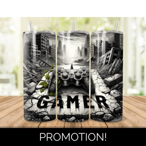 Post-apocalyptic Gamer Tumbler