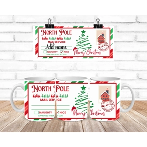 cute nice list christmas mug
